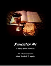 Remember Me SATB choral sheet music cover
